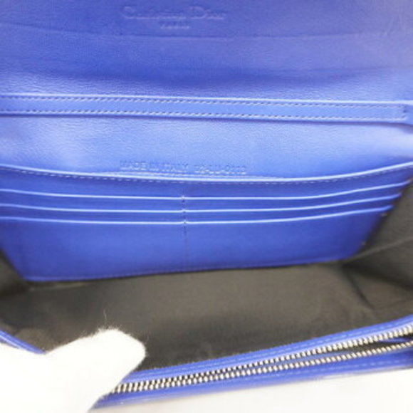 Christian Dior Cannage Patent Leather Chain Wallet - Picture 7 of 12